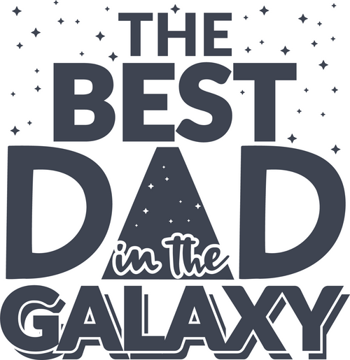 Best dad in the galaxy (2) Poster Canvas Movie Film Print A0 A1 A2 A3 A4 A5 A6 A