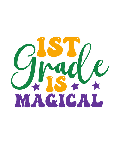 1st grade is magical-01 (3) Poster Canvas Movie Film Print A0 A1 A2 A3 A4 A5 A6