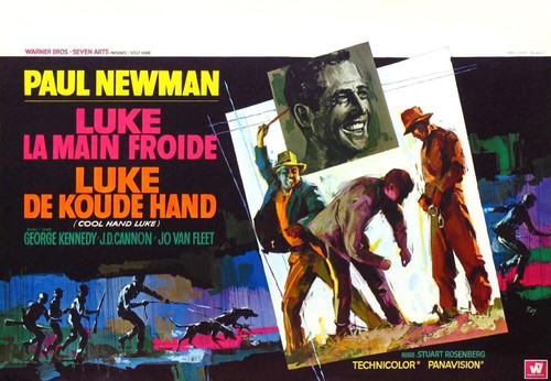 Cool Hand Luke (1967)_7 Movie Film Poster Canvas iconic design