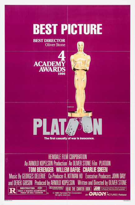 Platoon (1986)_2 Poster Canvas Movie Film Print A0 A1 A2 A3 A4 A5 A6 Art Wall De