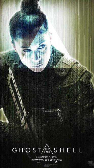 Ghost in the Shell (2017)_12 Movie Film Poster Canvas iconic design