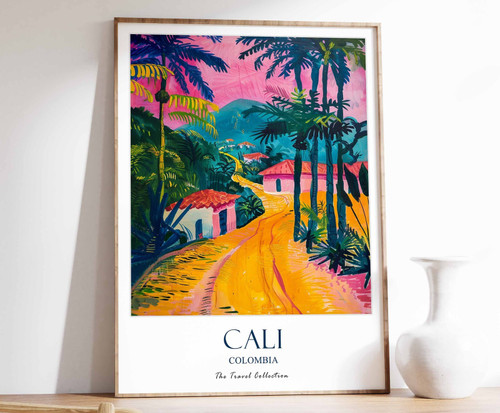 6_Cali Print, Cali Travel Poster, Latin Travel Print, Tropical Decor, Botanical