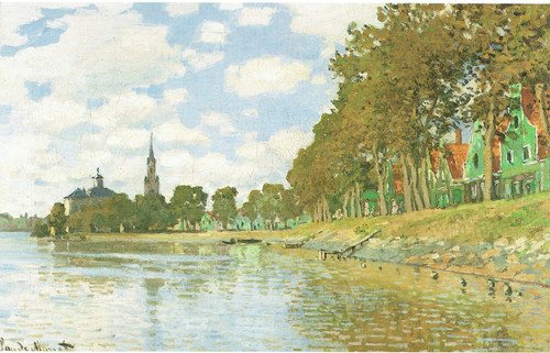 Monet- Zaandam, (Holand) Poster Canvas Movie Film Print A0 A1 A2 A3 A4 A5 A6 Art