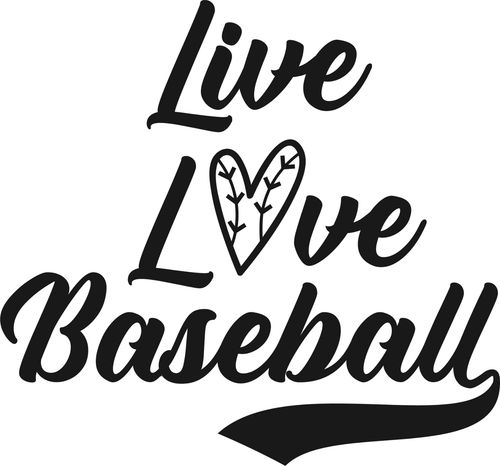 live love baseball (2) Poster Canvas Movie Film Print A0 A1 A2 A3 A4 A5 A6 Art W