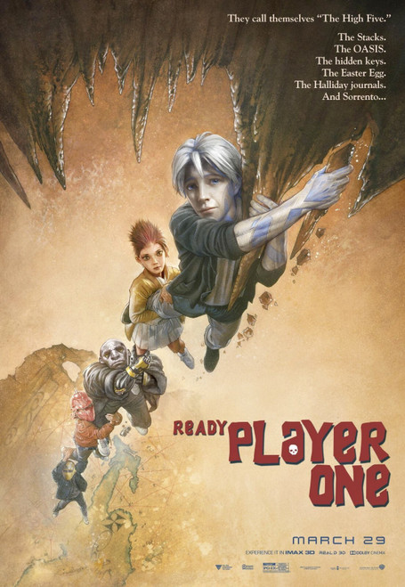 Ready Player One (2018)_19 Poster Canvas Movie Film Print A0 A1 A2 A3 A4 A5 A6 A