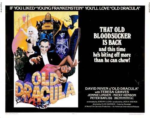 Old Dracula 04 Poster Canvas Movie Film Print A0 A1 A2 A3 A4 A5 A6 Art Wall Deco