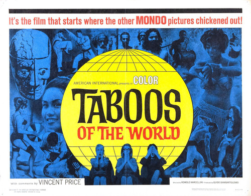Taboos Of The World 02 Poster Canvas Movie Film Print A0 A1 A2 A3 A4 A5 A6 Art W