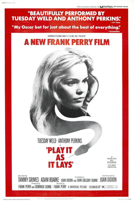 Play It As It Lays (1972)_0 Poster Canvas Movie Film Print A0 A1 A2 A3 A4 A5 A6