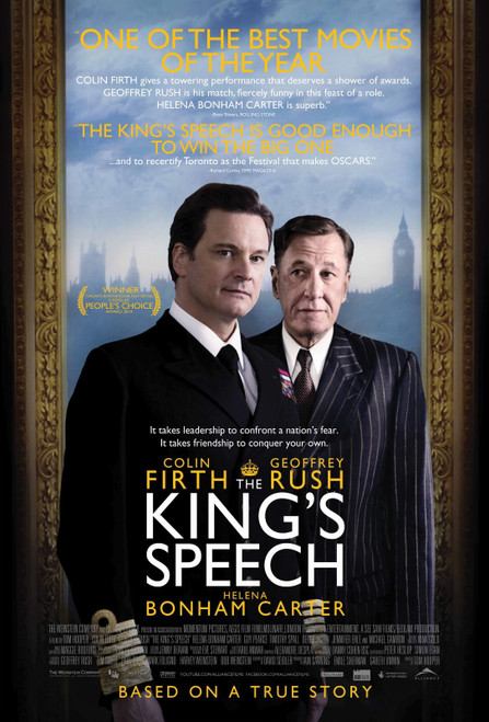 The King_s Speech (2010)_4 Poster Canvas Movie Film Print A0 A1 A2 A3 A4 A5 A6 A
