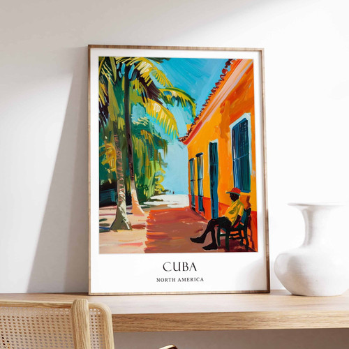 6_Cuba Poster, Home Decor, Travel Art, South American Wall Art, South America Tr