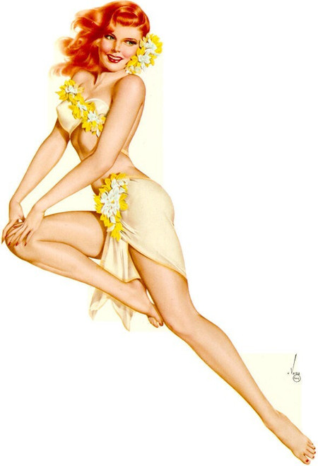 Alberto_Vargas_Pin-Up_Art_432 Art Gallery Poster Canvas Print Wall Decoration A0