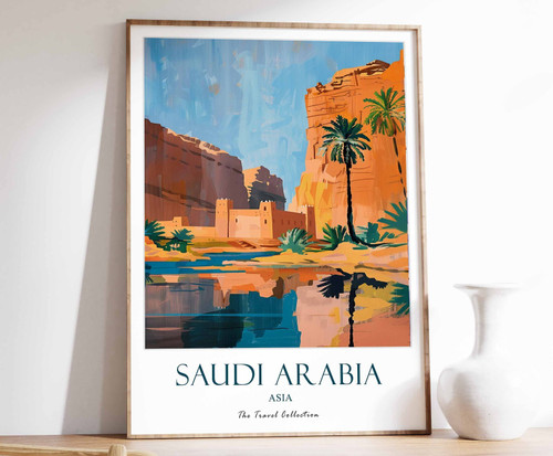 2_Saudi Arabia Print, Saudi Arabia Travel Poster, Saudi Arabia Poster, Islamic D