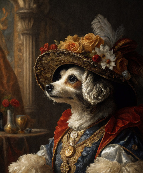 Lady Pet PortraitHistory Pet PortraitRegal Pet PortraitRoyal Pet PortraitPet Por