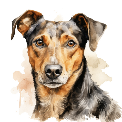 Jagdterrier (1) Poster Canvas Print Art Painting Decor Reprint wall A0 A1 A2 A3