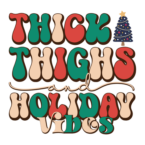 Thick thighs holiday vibes-01 Poster Canvas Movie Film Print A0 A1 A2 A3 A4 A5 A