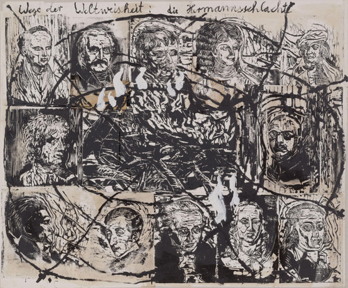 Anselm Kiefer - Ways of Worldly Wisdom Arminius's Battle Poster Canvas Print Art
