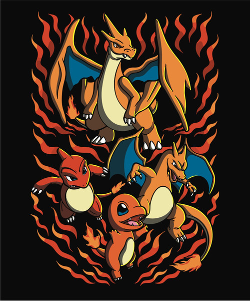 Pokemon Fan Art (7) Poster Canvas Anime Fanmade Prints A0 A1 A2 A3 A4 A5 A6
