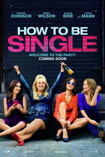 How to Be Single (2016)_1 Movie Film Poster Canvas iconic design