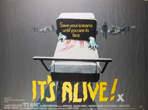 IT'S ALIVE (1973) 2 Poster Canvas Movie Film Print A0 A1 A2 A3 A4 A5 A6 Art Wall