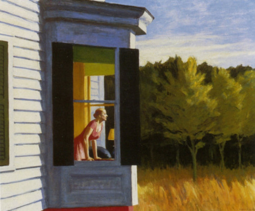 1950 Edward Hopper Cape Cod, le matin American painting Poster Canvas Movie Film