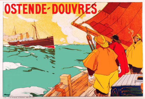 51871602178_CASSIERS, Henri. Ostende-Douvres, c. 1900s.-artofuniverse0