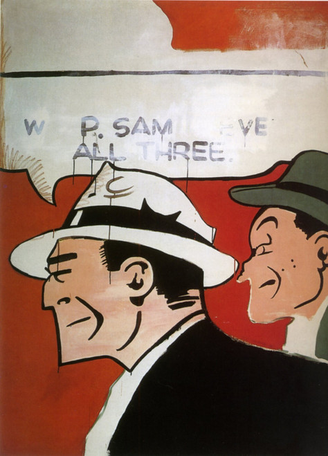 1960 Andy Warhol Dick Tracy American painting Poster Canvas Movie Film Print A0