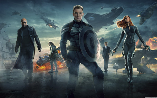 Captain America The Winter Soldier 2 Poster Canvas Movie Film Print A0 A1 A2 A3