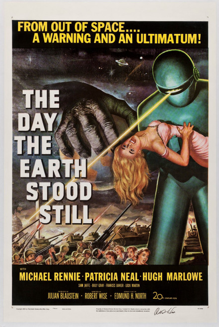 thedaytheearthstoodstill Poster Canvas Movie Film Print A0 A1 A2 A3 A4 A5 A6 Art