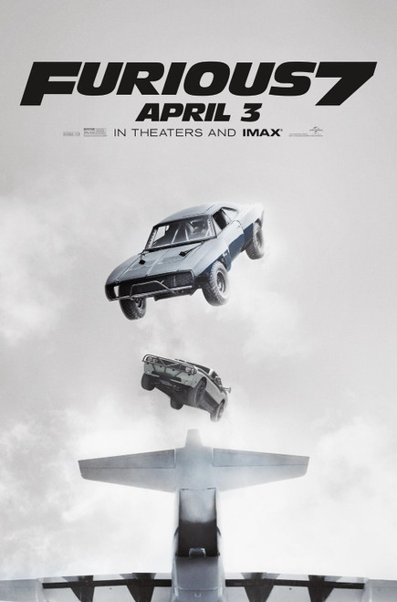 Furious 7 (2015)_5 Movie Film Poster Canvas iconic design