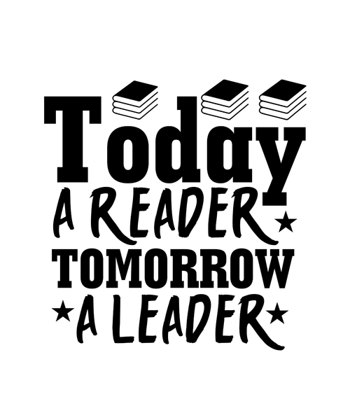 Today A Reader Tomorrow A Leader-01 Poster Canvas Movie Film Print A0 A1 A2 A3 A