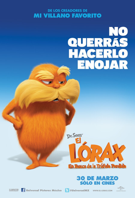 The Lorax (2012)_5 Poster Canvas Movie Film Print A0 A1 A2 A3 A4 A5 A6 Art Wall