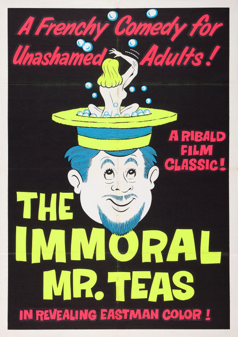 The Immoral Mr. Teas (1959)_2 Poster Canvas Movie Film Print A0 A1 A2 A3 A4 A5 A