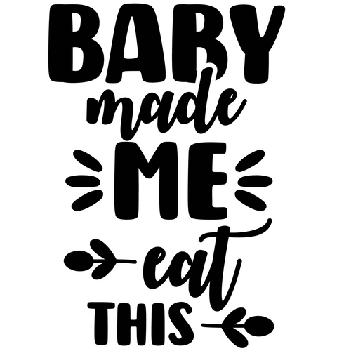 Baby Made Me Eat This-01 Poster Canvas Movie Film Print A0 A1 A2 A3 A4 A5 A6 Art