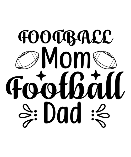 Football Mom Football Dad -01 Personalized Poster Canvas Print A0 A1 A2 A3 A4 A5
