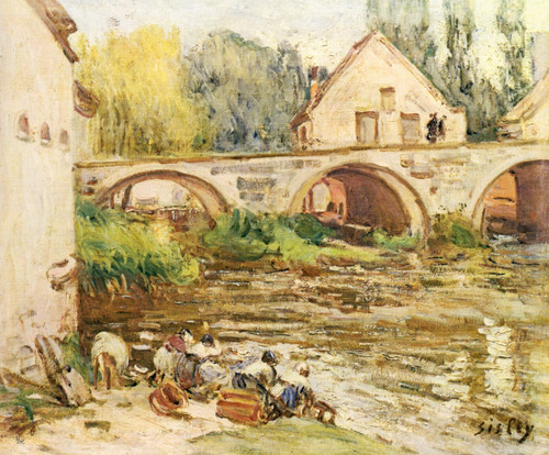 Alfred-Sisley-016 Poster Canvas Movie Film Print A0 A1 A2 A3 A4 A5 A6 Art Wall D