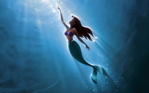 The Little Mermaid 8 Poster Canvas Movie Film Print A0 A1 A2 A3 A4 A5 A6 Art Wal
