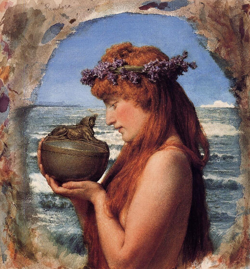 Alma-Tadema-Pandora Poster Canvas Movie Film Print A0 A1 A2 A3 A4 A5 A6 Art Wall