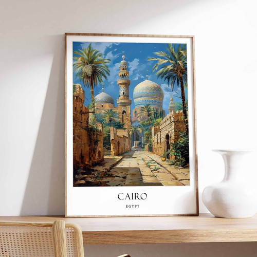 3_Cairo Poster, Islamic Decor, Islamic Art, Middle Eastern Art, Cairo Gift, Cair