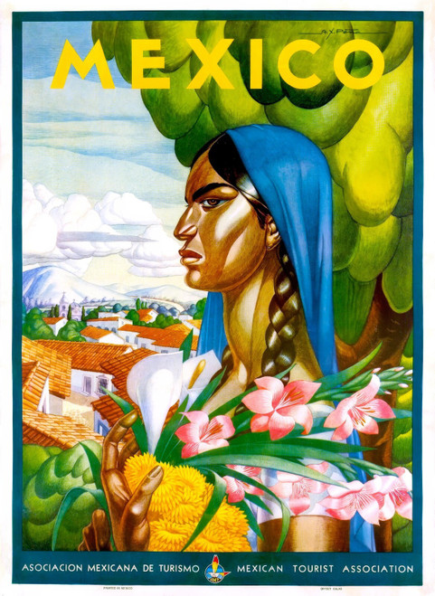 49785952557_PEÑA A X-México-travel poster-1945-artofuniverse0