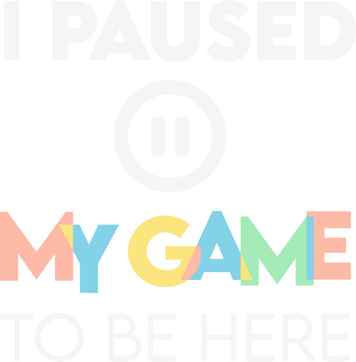 L201028-02-I-Paused-My-Game-to-be-Here-Christmas Poster Canvas Movie Film Print
