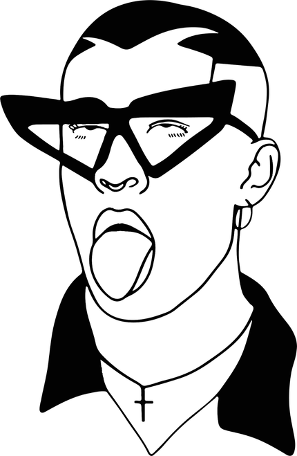 Bad Bunny (62) Poster Canvas Movie Film Print A0 A1 A2 A3 A4 A5 A6 Art Wall Deco