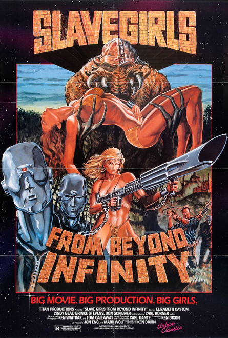 Slave Girls from Beyond Infinity (1987)_0 Poster Canvas Movie Film Print A0 A1 A
