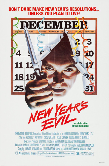 New Year_s Evil (1980)_0 Poster Canvas Movie Film Print A0 A1 A2 A3 A4 A5 A6 Art