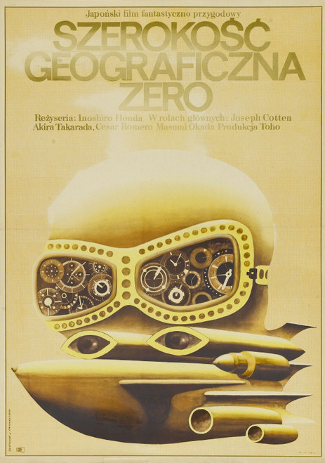 Latitude Zero 03 Poster Canvas Movie Film Print A0 A1 A2 A3 A4 A5 A6 Art Wall De