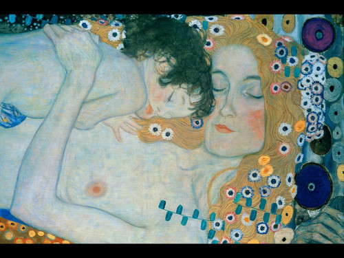 The Three Ages of Woman, Klimt Poster Canvas Movie Film Print A0 A1 A2 A3 A4 A5