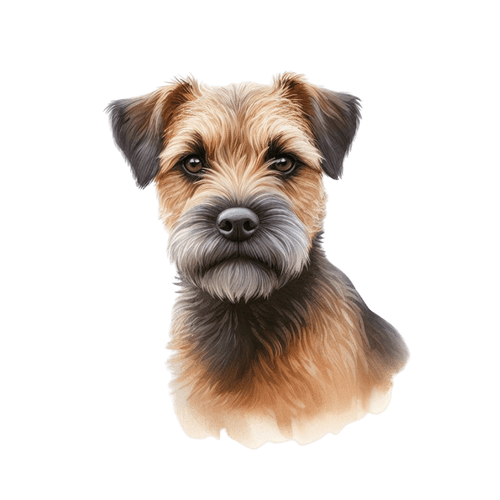 186 Border Terrier Poster Canvas Movie Film Print A0 A1 A2 A3 A4 A5 A6 Art Wall