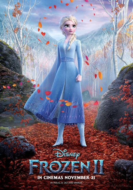 Frozen II (2019)_22 Movie Film Poster Canvas iconic design
