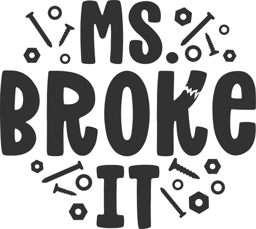 Ms Broke It Poster Canvas Movie Film Print A0 A1 A2 A3 A4 A5 A6 Art Wall Decorat
