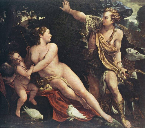 Venus_and_Adonis_WGA Poster Canvas Movie Film Print A0 A1 A2 A3 A4 A5 A6 Art Wal