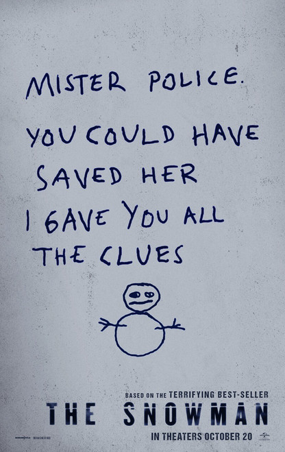 The Snowman (2017)_1 Poster Canvas Movie Film Print A0 A1 A2 A3 A4 A5 A6 Art Wal